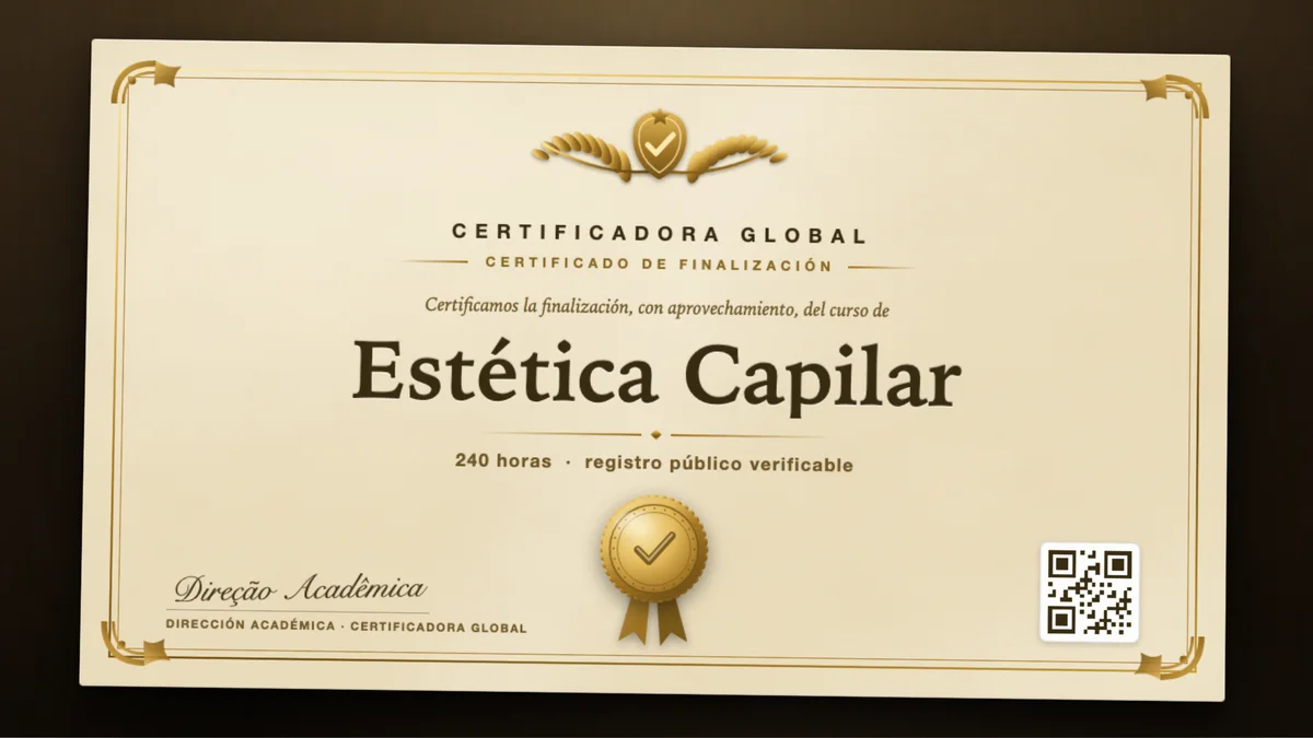 Portada del curso Estética Capilar