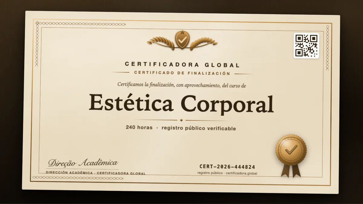 Portada del curso Estética Corporal