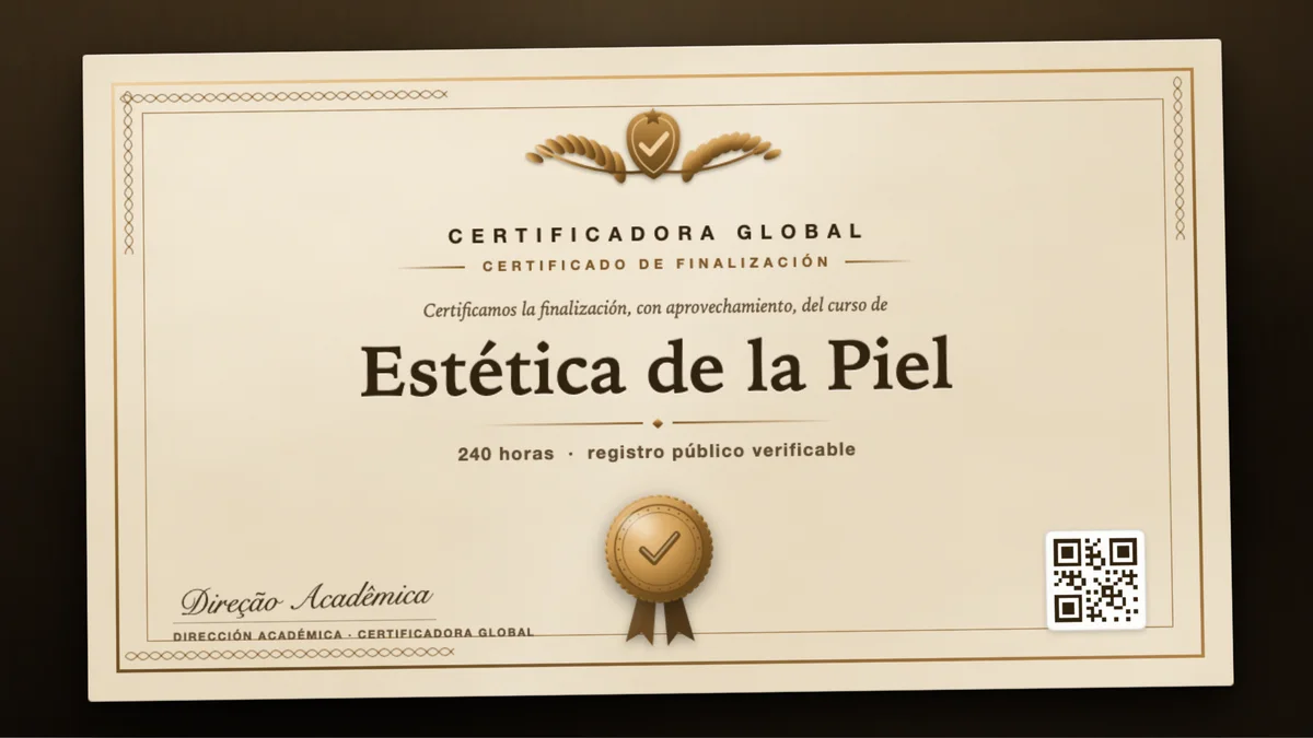 Portada del curso Estética de la Piel
