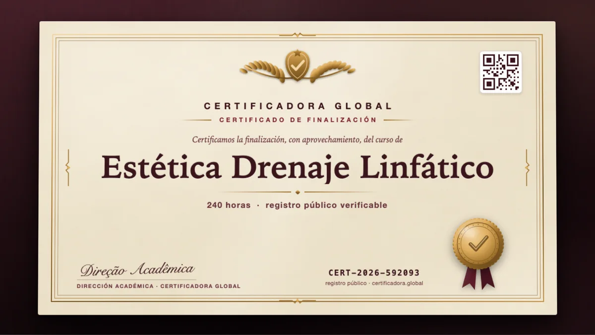 Portada del curso Estética Drenaje Linfático