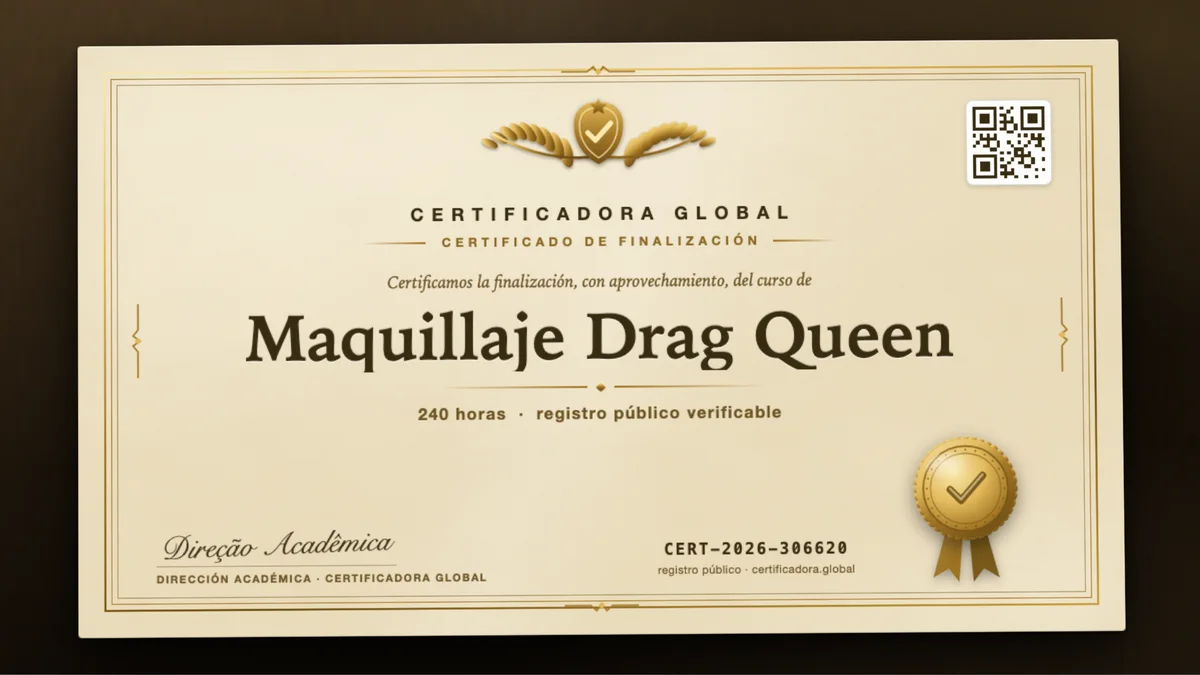 Portada del curso Maquillaje Drag Queen