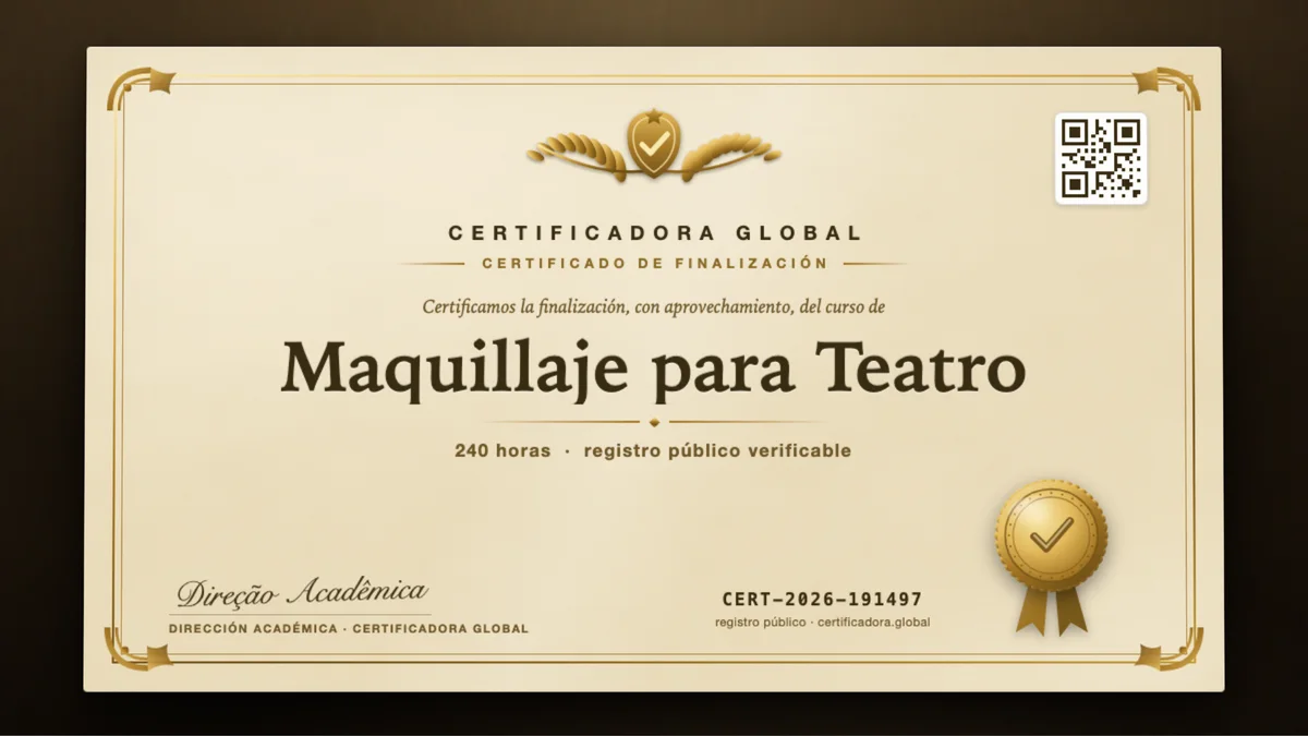 Portada del curso Maquillaje para Teatro