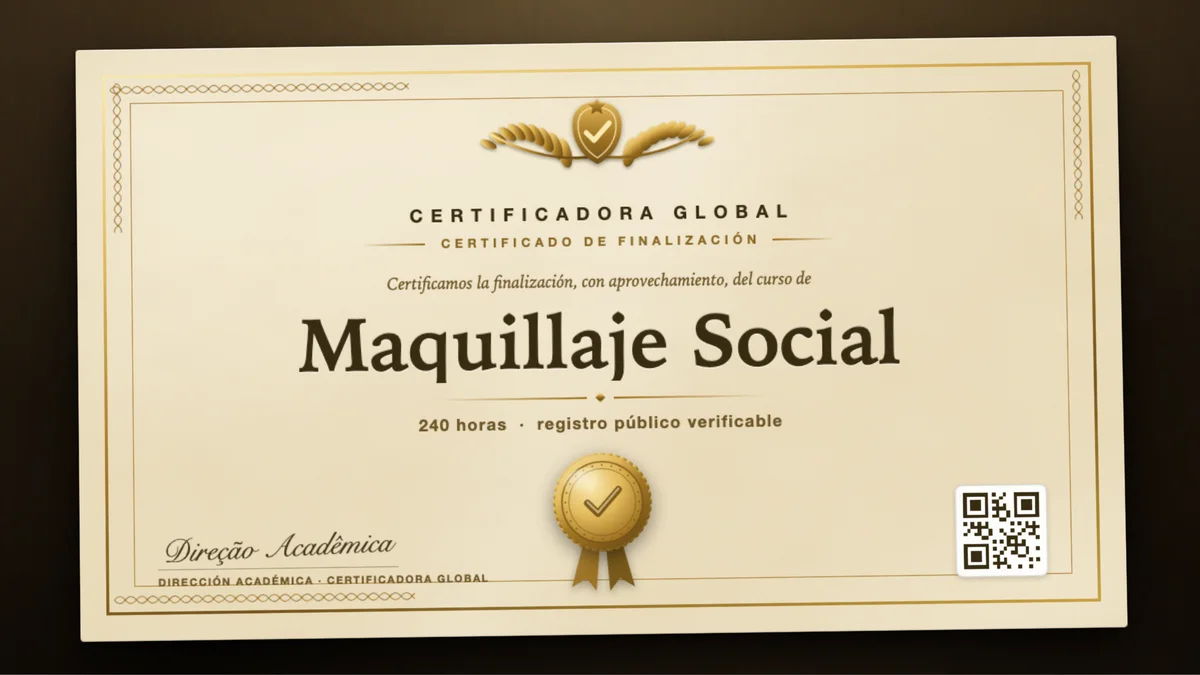 Portada del curso Maquillaje Social