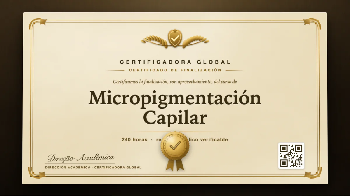 Portada del curso Micropigmentación Capilar