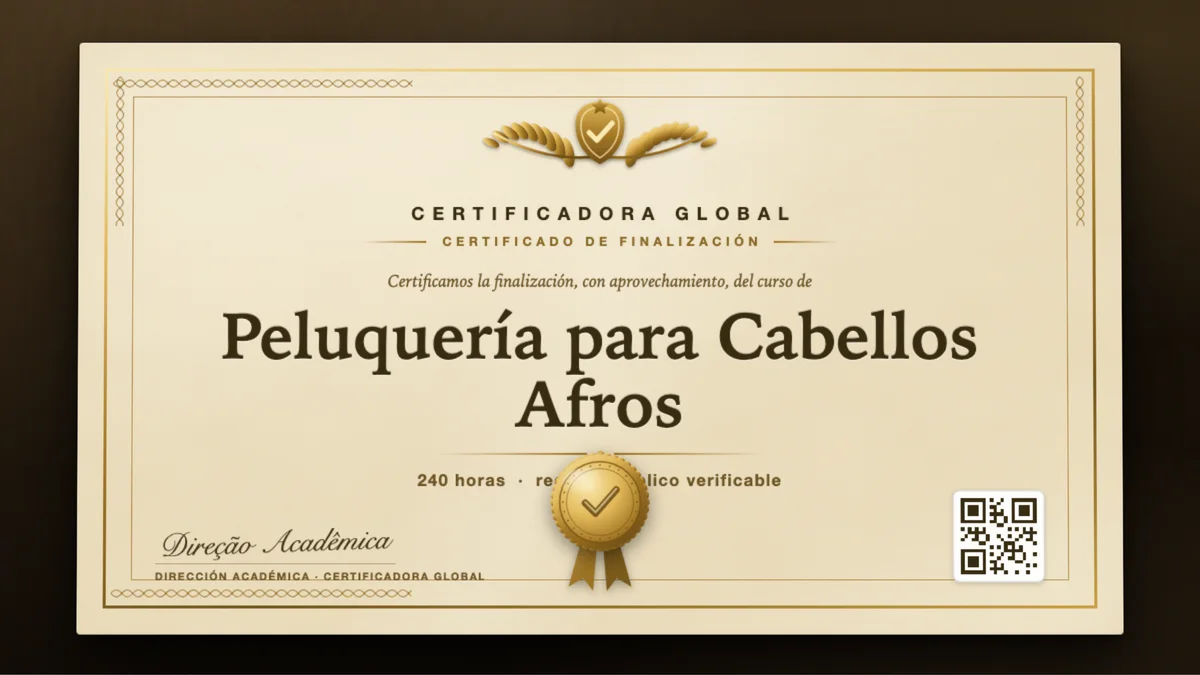 Portada del curso Peluquería para Cabellos Afros