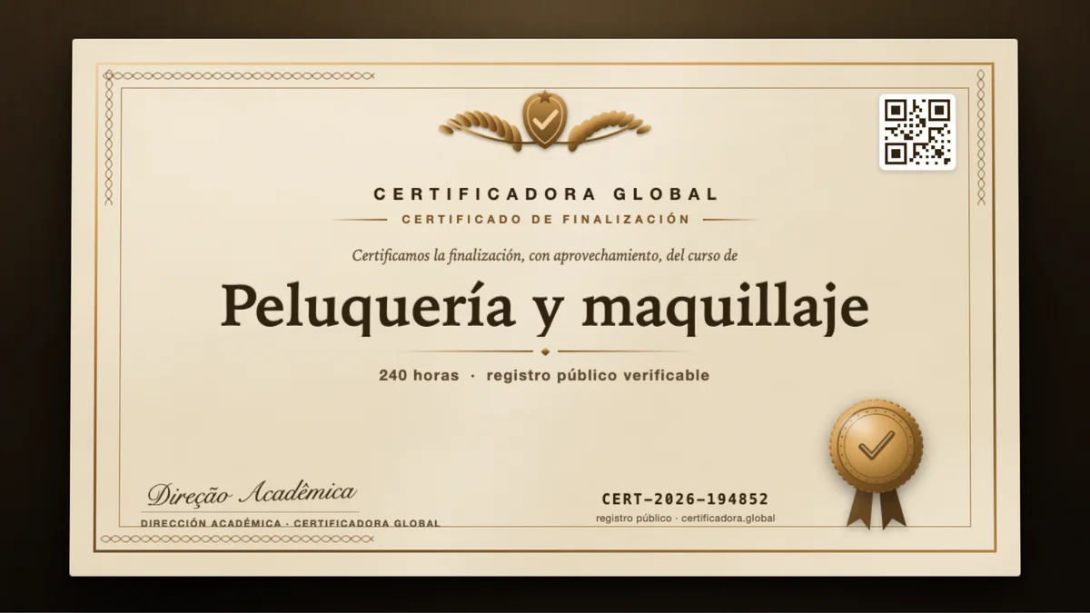 Portada del curso Peluquería y maquillaje