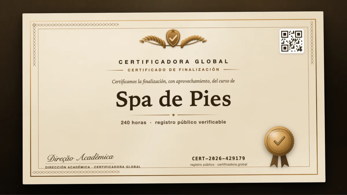 Portada del curso Spa de Pies