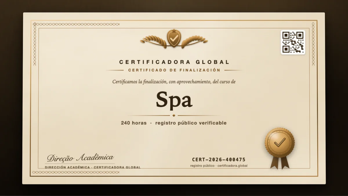 Portada del curso Spa