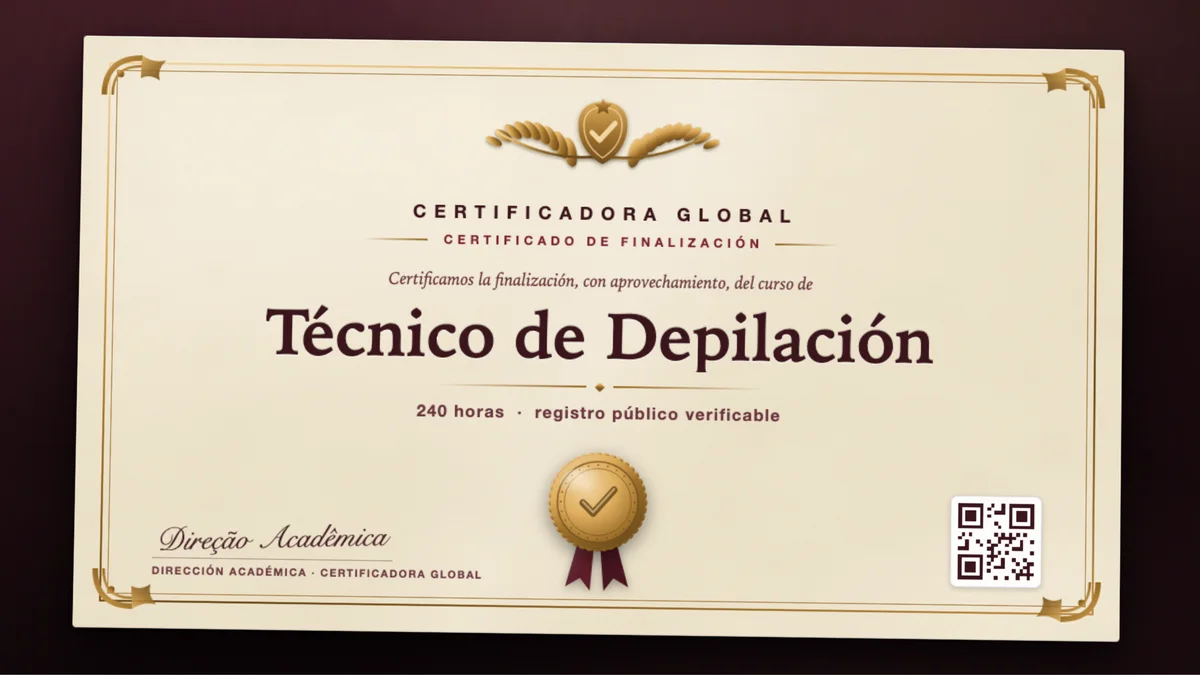 Portada del curso Técnico de Depilación