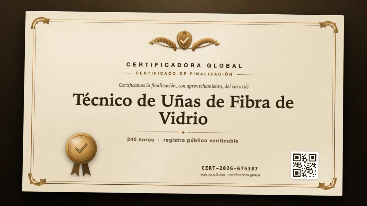 Portada del curso Técnico de Uñas de Fibra de Vidrio