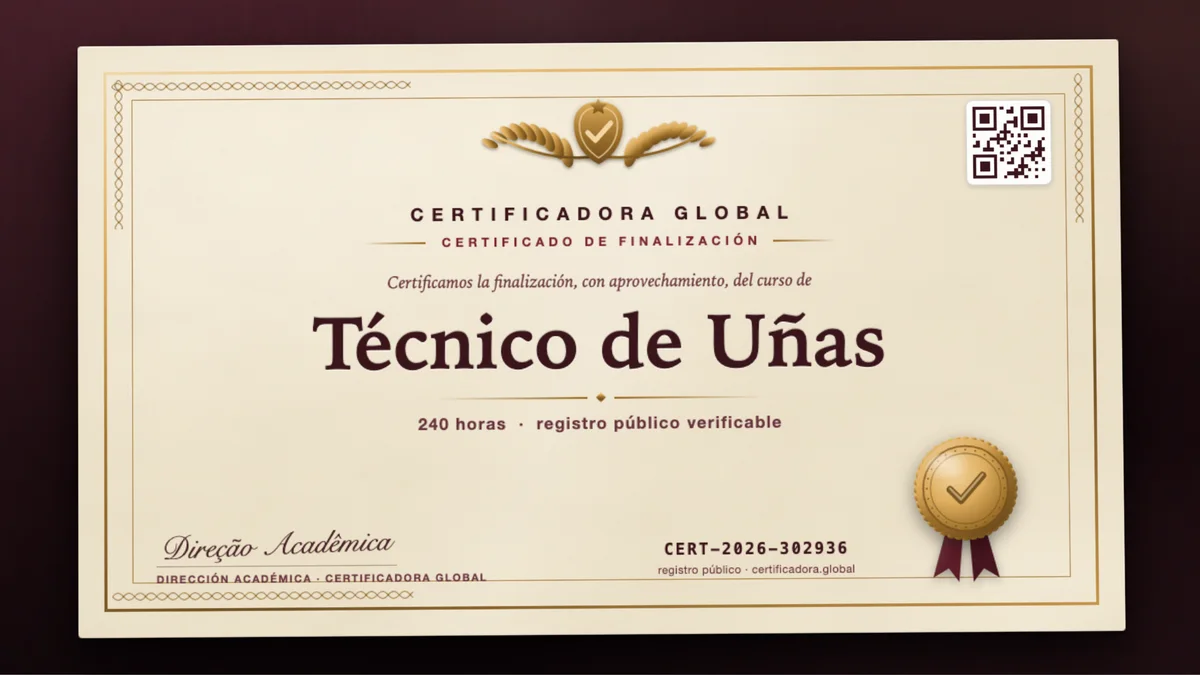 Portada del curso Técnico de Uñas