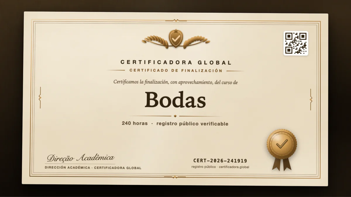 Portada del curso Bodas
