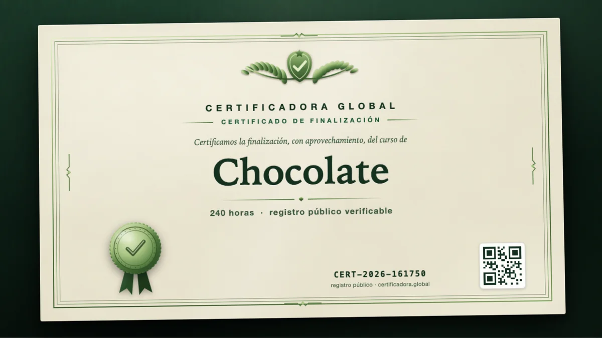 Portada del curso Chocolate