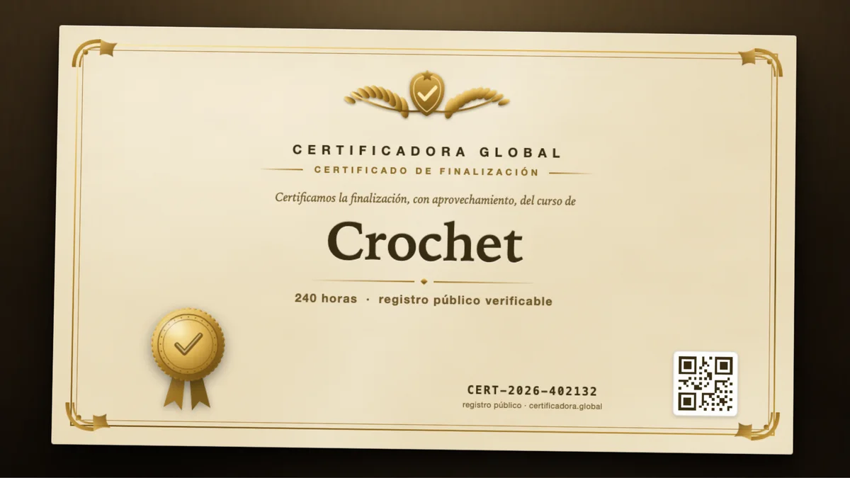 Portada del curso Crochet