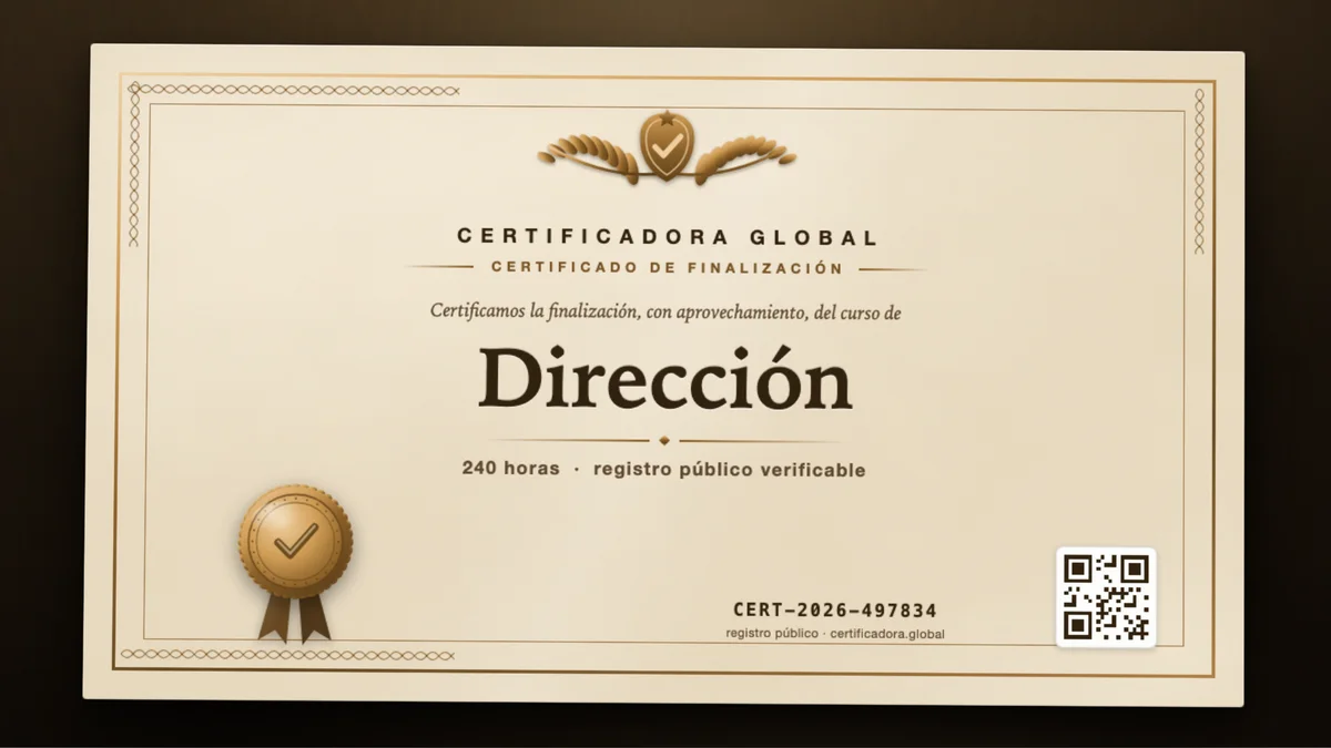 Portada del curso Dirección