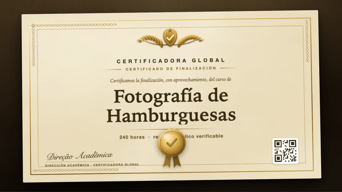 Portada del curso Fotografía de Hamburguesas