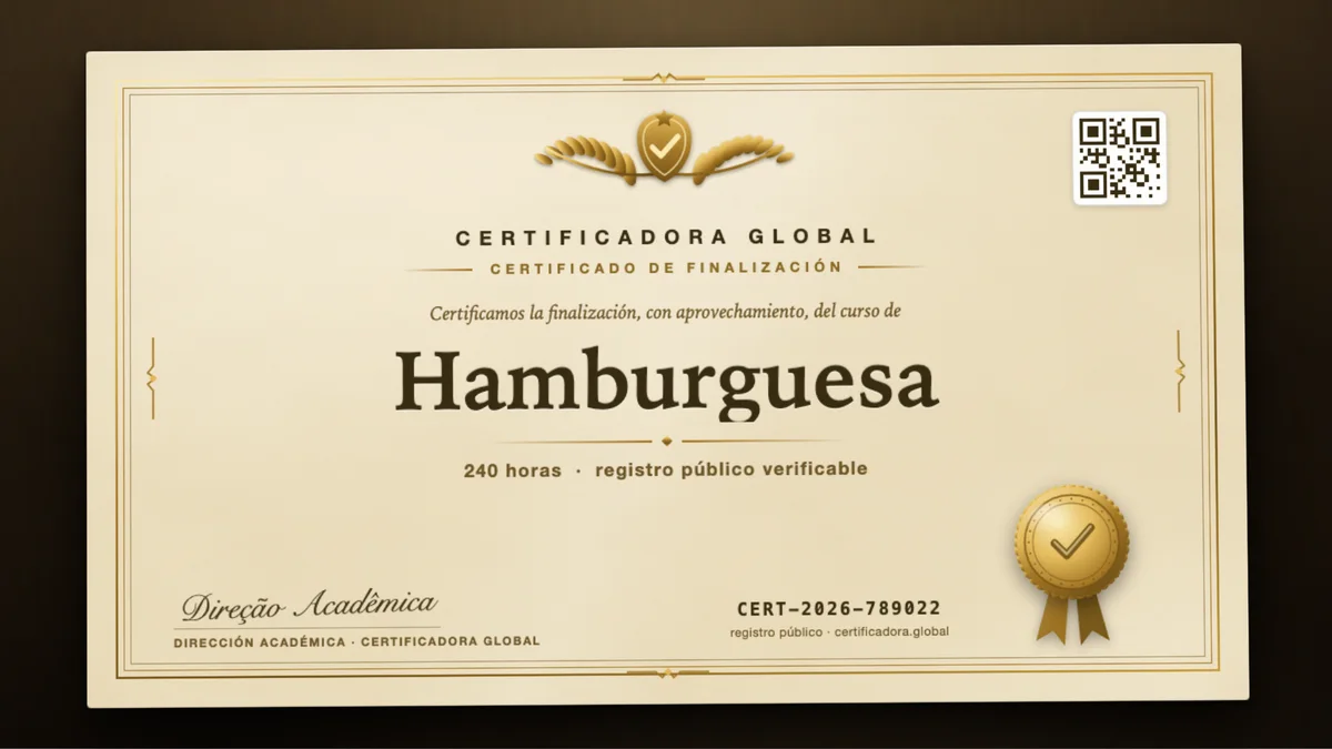 Portada del curso Hamburguesa