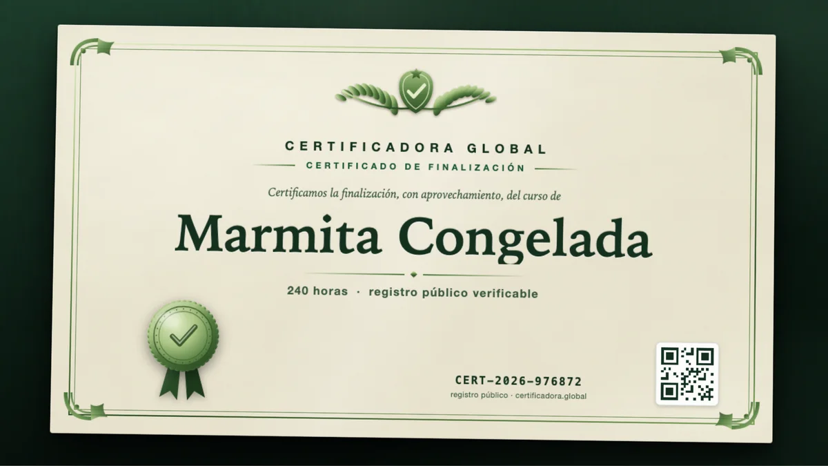 Portada del curso Marmita Congelada
