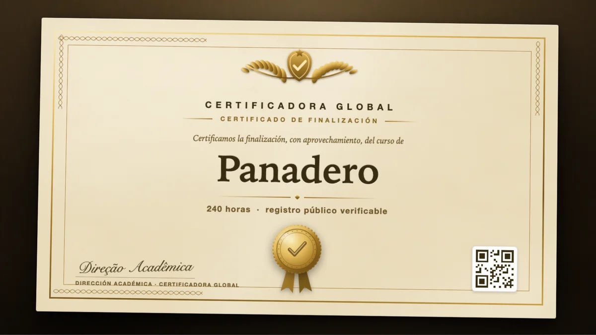 Portada del curso Panadero