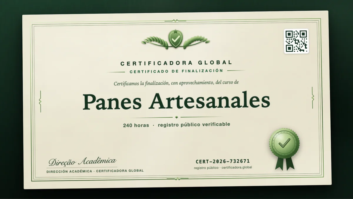 Portada del curso Panes Artesanales