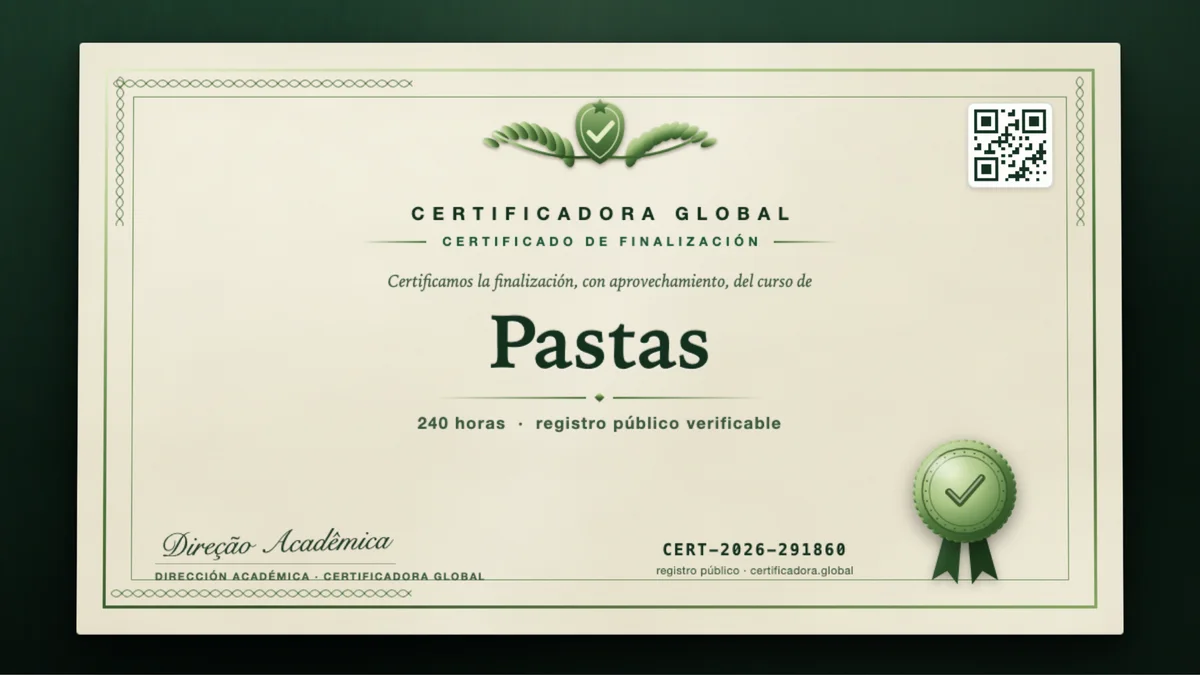 Portada del curso Pastas