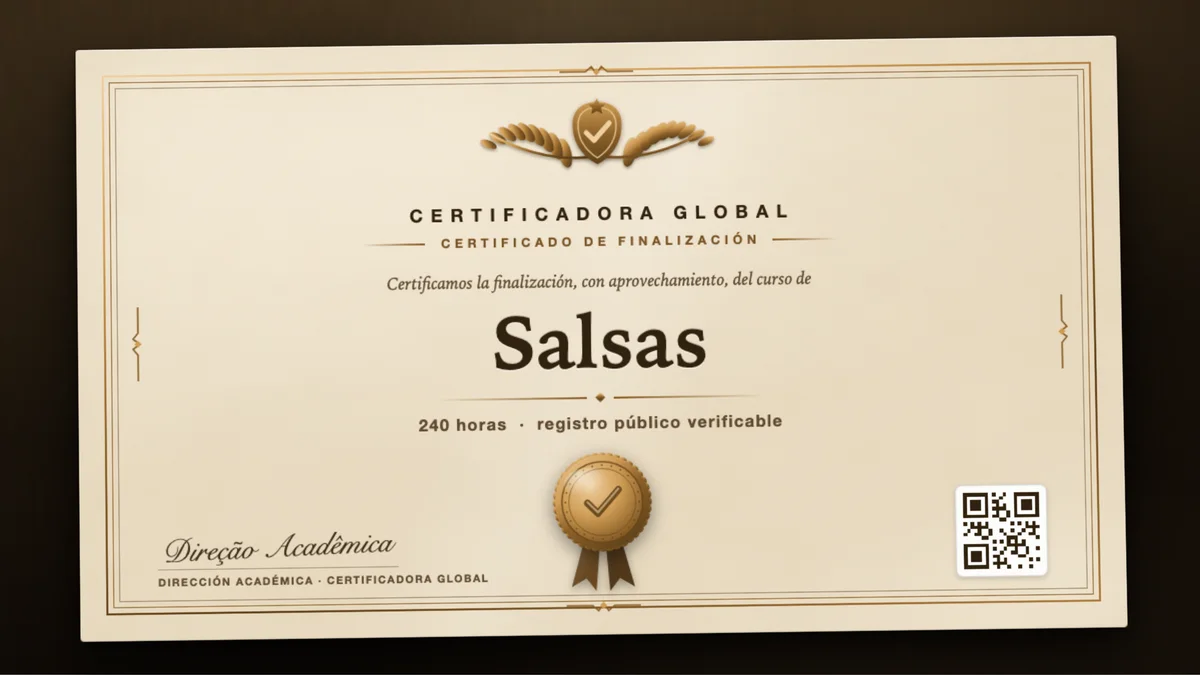 Portada del curso Salsas