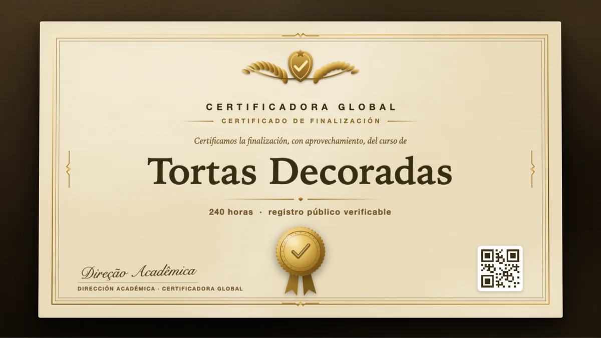 Portada del curso Tortas Decoradas