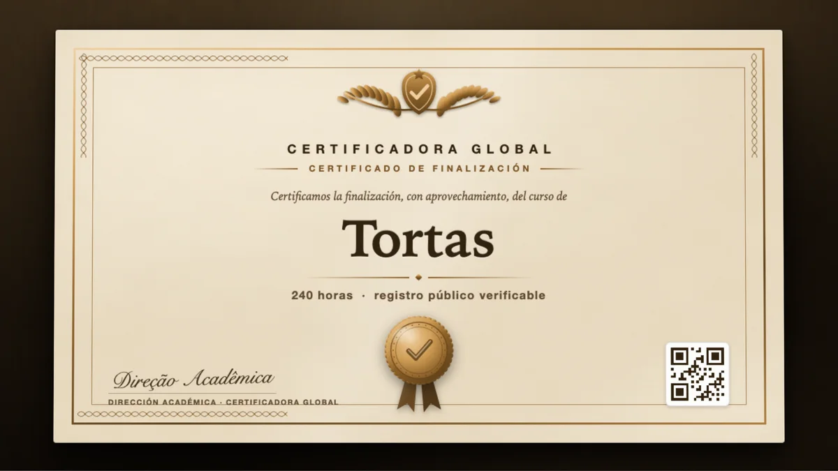 Portada del curso Tortas