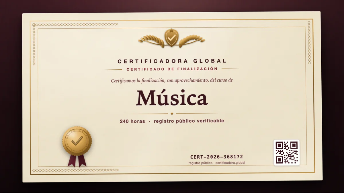 Portada del curso Música