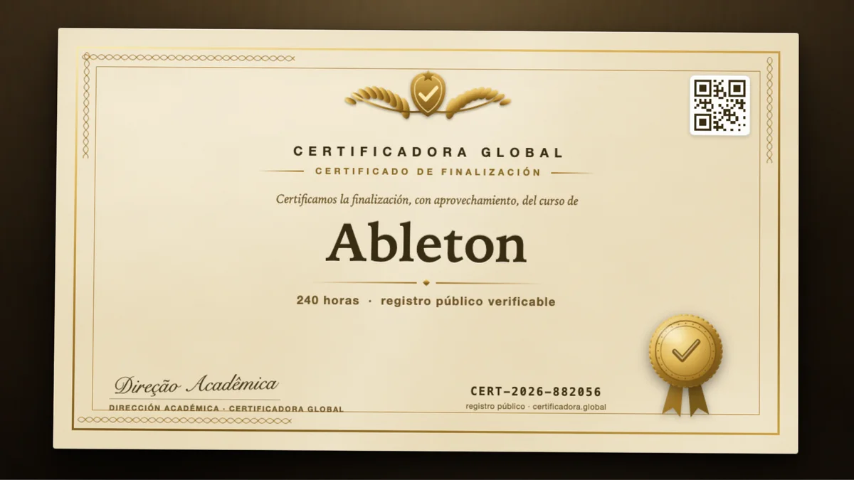 Portada del curso Ableton