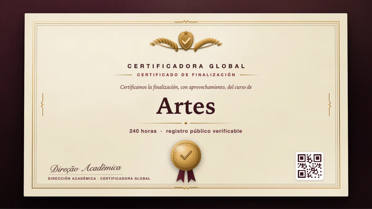 Portada del curso Artes