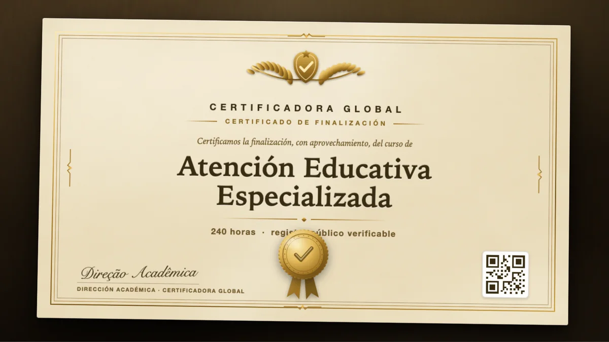 Portada del curso Atención Educativa Especializada