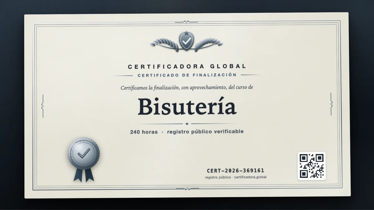 Portada del curso Bisutería