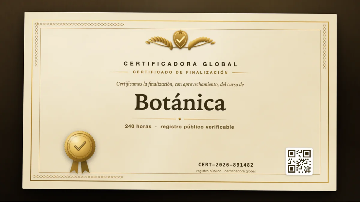 Portada del curso Botánica