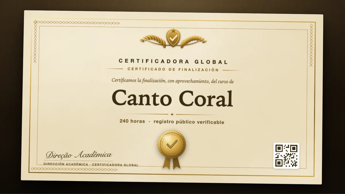 Portada del curso Canto Coral