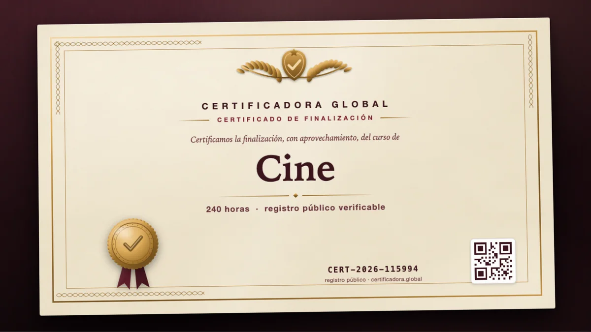 Portada del curso Cine