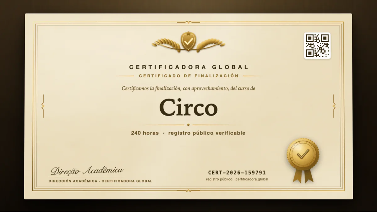 Portada del curso Circo