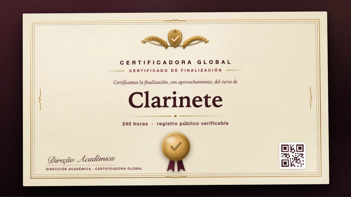 Portada del curso Clarinete