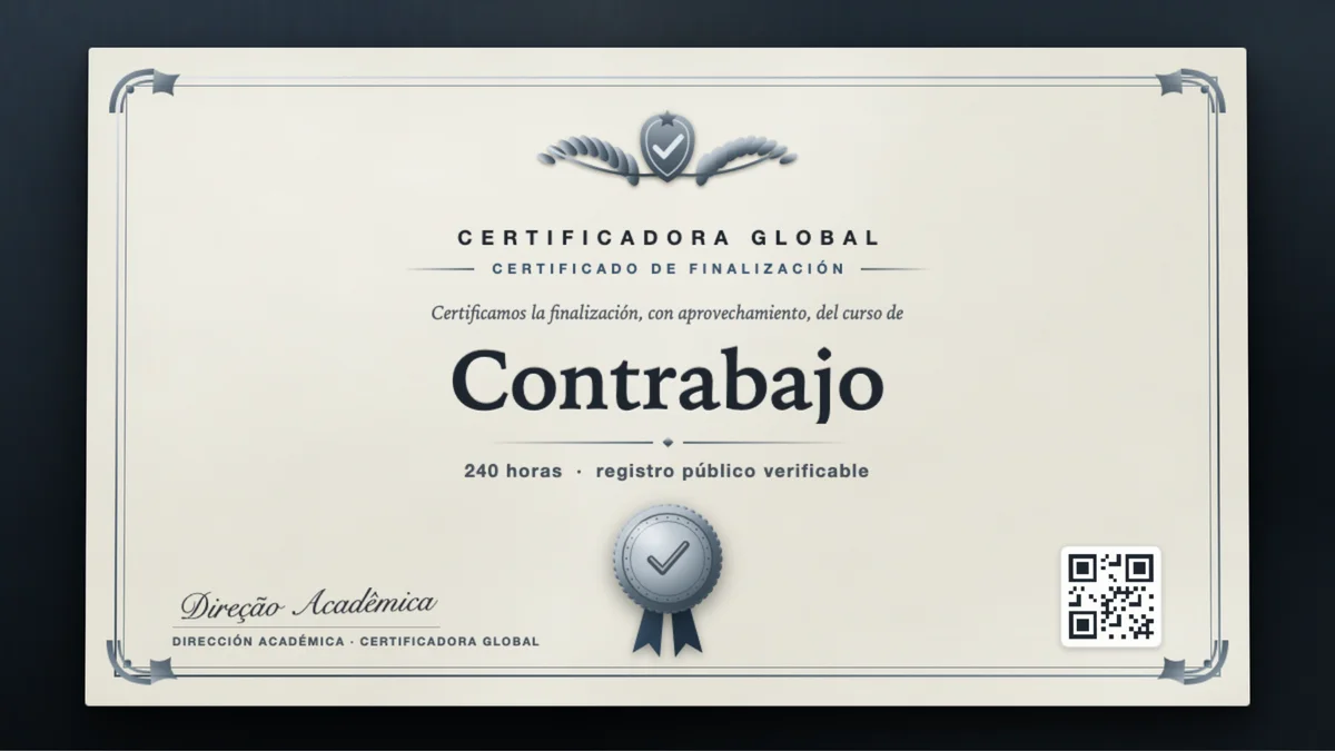 Portada del curso Contrabajo
