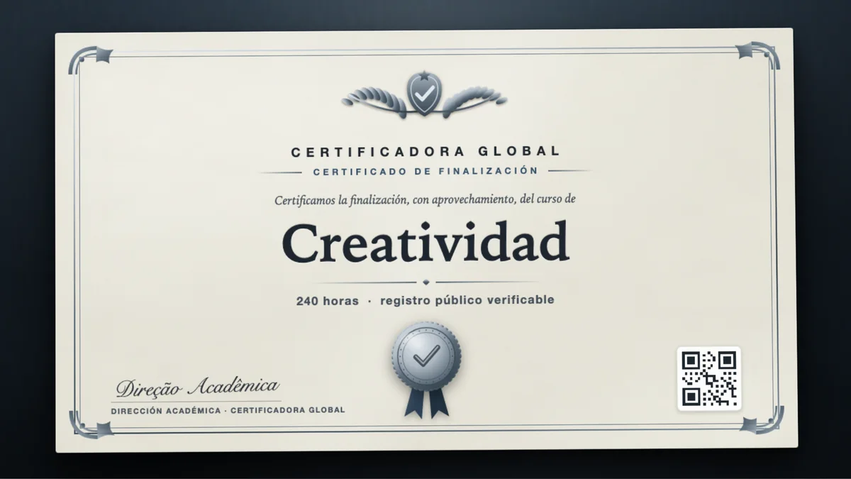 Portada del curso Creatividad
