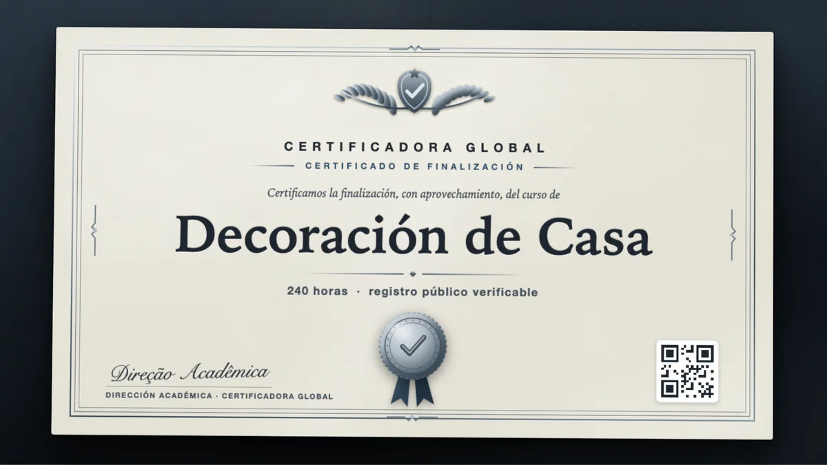 Portada del curso Decoración de Casa