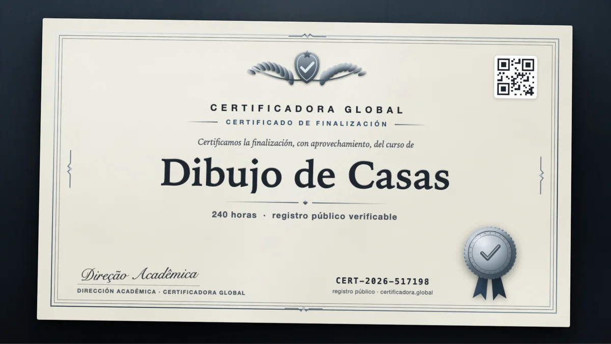 Portada del curso Dibujo de Casas