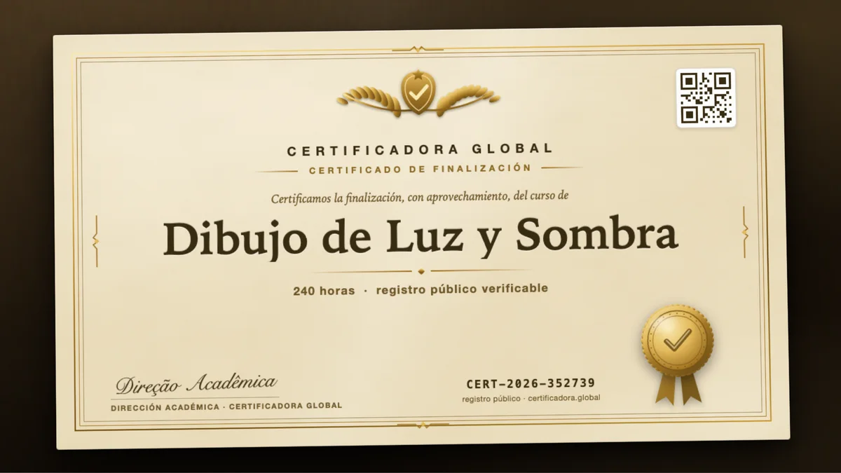 Portada del curso Dibujo de Luz y Sombra