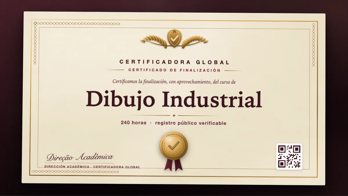 Portada del curso Dibujo Industrial