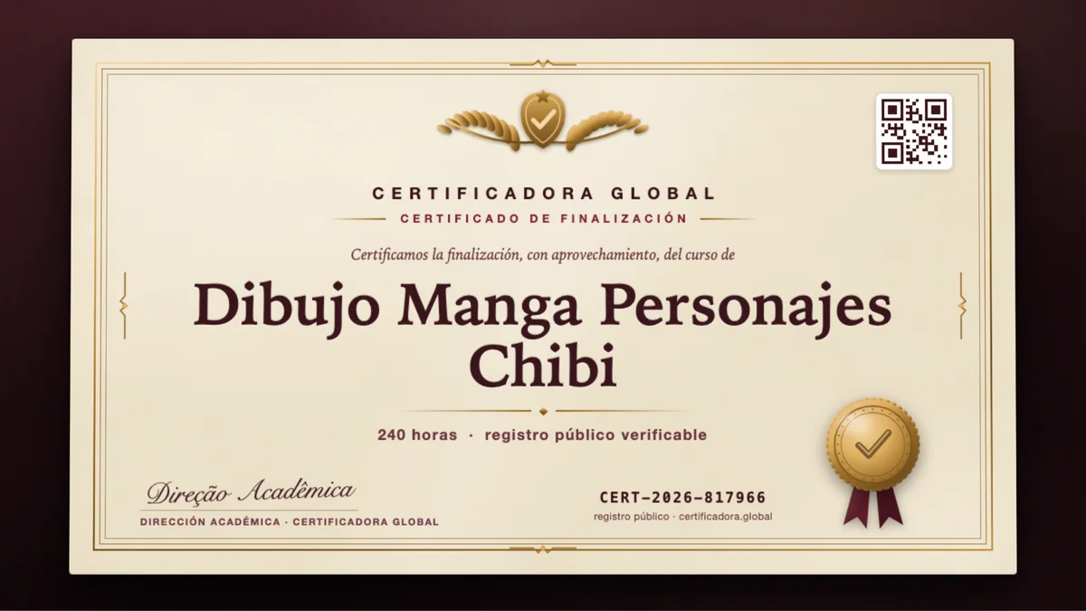 Portada del curso Dibujo Manga Personajes Chibi