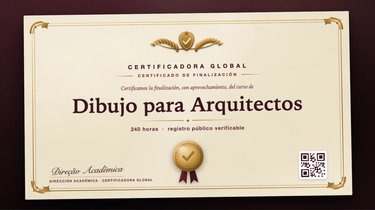 Portada del curso Dibujo para Arquitectos