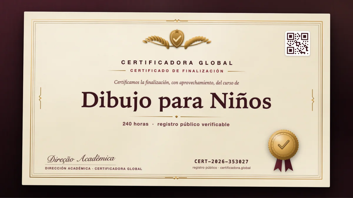 Portada del curso Dibujo para Niños