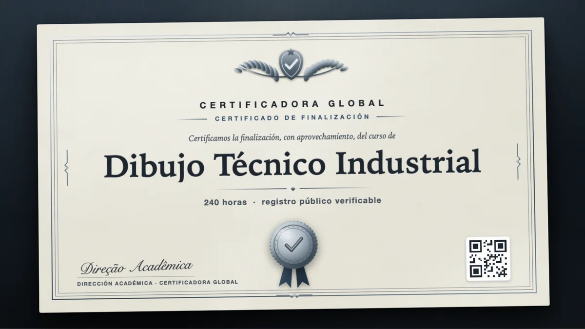 Portada del curso Dibujo Técnico Industrial