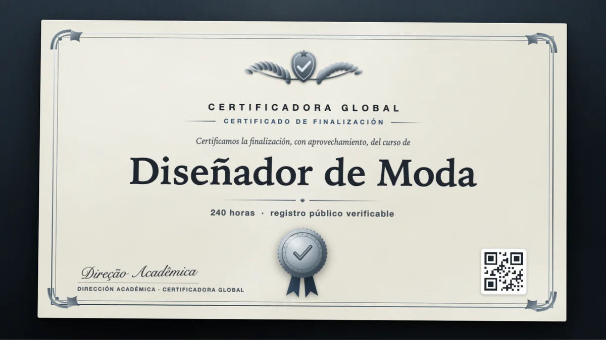 Portada del curso Diseñador de Moda