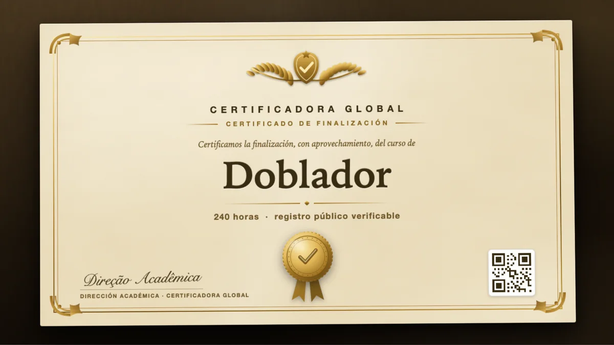 Portada del curso Doblador